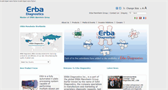 Desktop Screenshot of erbadiagnostics.com
